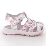 PRIMIGI Παιδικά Ανατομικά Δερμάτινα Παπουτσοπέδιλα 1365833 bianco/rosa - ΛΕΥΚΟ/ΡΟΖ