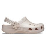 CROCS Παιδικά Σαμπό Θαλάσσης Classic Pearl Shine Clog 212815-6UR QUART - ΡΟΖ/NUDE