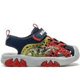 BULL BOYS Παιδικά Παπουτσοπέδιλα με ΦΩΤΑΚΙΑ DNAL5194-BL11 VELOCIRAPTOR BLU - ΜΠΛΕ