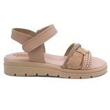 ABY shoes Παιδικά Δερμάτινα Ανατομικά Πέδιλα ABY635-NUDE