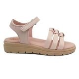 ABY shoes Παιδικά Δερμάτινα Ανατομικά Πέδιλα ABY642-ΡΟΖ/NUDE