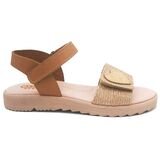 ABY shoes Παιδικά Δερμάτινα Ανατομικά Πέδιλα ABY657-ΚΑΜΕΛ