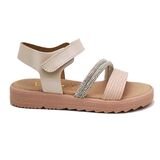 Ricco Mondo Παιδικά Δερμάτινα Ανατομικά Πέδιλα A30316V1 - NUDE