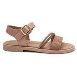 Ricco Mondo Παιδικά Δερμάτινα Ανατομικά Πέδιλα T30316P4 - ΧΑΛΚΟΣ ΣΑΤΙΝΕ