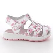 PRIMIGI Παιδικά Ανατομικά Δερμάτινα Παπουτσοπέδιλα 1365833 bianco/rosa - ΛΕΥΚΟ/ΡΟΖ