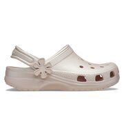 CROCS Παιδικά Σαμπό Θαλάσσης Classic Pearl Shine Clog 212815-6UR QUART - ΡΟΖ/NUDE