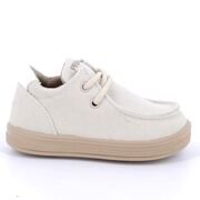 PRIMIGI Παιδικά Ανατομικά Υφασμάτινα Μοκασίνια 1355600 bianco - ΕΚΡΟΥ