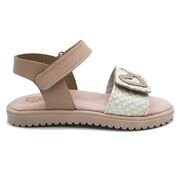 ABY shoes Παιδικά Δερμάτινα Ανατομικά Πέδιλα ABY630-NUDE