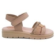 ABY shoes Παιδικά Δερμάτινα Ανατομικά Πέδιλα ABY635-NUDE