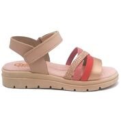 ABY shoes Παιδικά Δερμάτινα Ανατομικά Πέδιλα ABY638-NUDE