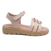 ABY shoes Παιδικά Δερμάτινα Ανατομικά Πέδιλα ABY642-ΡΟΖ/NUDE