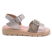 ABY shoes Παιδικά Δερμάτινα Ανατομικά Πέδιλα ABY664-ΑΜΜΟΥ