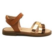 Ricco Mondo Παιδικά Δερμάτινα Ανατομικά Πέδιλα A30309P2 - ΤΑΜΠΑ ΧΑΛΚΟΣ