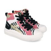 Garvalin Παιδικά Ανατομικά Sneakers High 261553-A050-BLANCO - ΛΕΥΚΟ