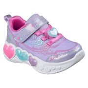 SKECHERS Παιδικά Sneakers με ΦΩΤΑΚΙΑ ENCHANTED HEART LIGHTS lavender/multi 303266NC-LVMT - ΜΩΒ
