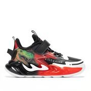BULL BOYS Παιδικά Sneakers με ΦΩΤΑΚΙΑ DNAL5266-NE01 T-REX NERO - ΜΑΥΡΟ