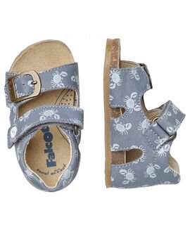 Falcotto Bea calf pr. crabs celeste-milk