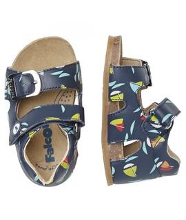 Falcotto Bea calf pr. boat navy