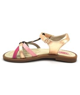 ABY Shoes Aby683-μπρονζέ/ροζ/λεοπάρ