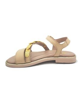 YO HANDMADE LEATHER SHOES 841-NUDE