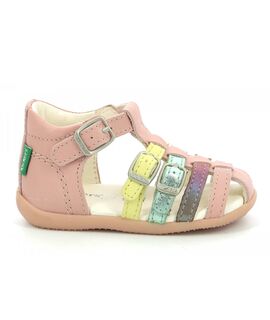 Kickers Bigfor 894611-10-13 light pink multicolor - ΡΟΖ