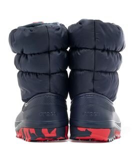 CROCS CLASSIC NEO PUFF BOOT KIDS NAVY 207684-410 - ΜΠΛΕ