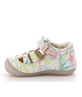 Kickers Sushy 927891-10-33 blanc sunshine - ΛΕΥΚΟ