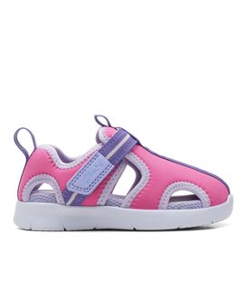 Clarks Water 26172301 PINK SYNTHETIC - ΡΟΖ