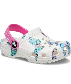 CROCS Classic Butterfly Clog 208300-94S white/multi - ΛΕΥΚΟ