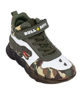 BULL BOYS T-REX MID DNAL2201-AA68 BIANCO VERDE - ΛΕΥΚΟ-ΧΑΚΙ