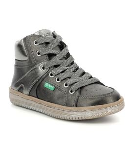 Kickers Lowell gris fonce glitter 739357-30-123 - ΓΚΡΙ