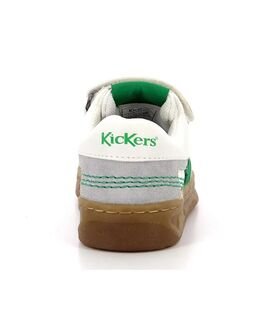 Kickers Παιδικά Ανατομικά Sneakers 910862-30-31 Kalido blanc gris vert - ΛΕΥΚΟ