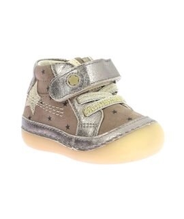 Kickers Παιδικά Δερμάτινα Ανατομικά Μποτάκια Sokistic marron etoile 972442-10-93 - ΜΠΕΖ/ΚΑΦΕ