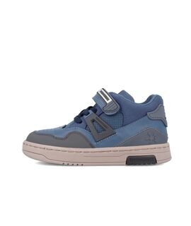 Biomecanics Παιδικά Δερμάτινα Sneakers High 241234-A556-PETROL - ΜΠΛΕ
