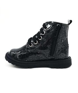 Ricco Mondo Παιδικά Ανατομικά Μποτάκια Αρβυλάκια 261-ΜΑΥΡΟ METAL