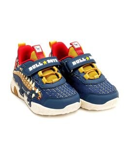 BULL BOYS Παιδικά Sneakers με ΦΩΤΑΚΙΑ DNAL4557-BL01 ANCHILOSAURO BLU - ΜΠΛΕ