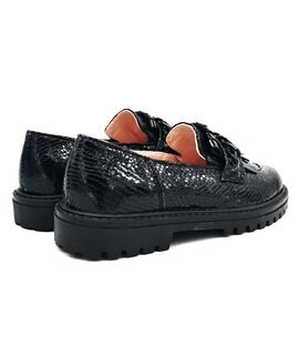 ABY Shoes Παιδικά Ανατομικά Δερμάτινα Μοκασίνια Aby491-ΜΑΥΡΟ
