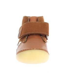 Kickers Unisex Παιδικά Δερμάτινα Ανατομικά Μποτάκια PRE-WALK Sabio marron renard 961546-10-93 - ΚΑΦΕ