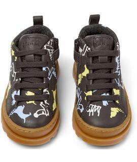 Camper Παιδικά Δερμάτινα Μποτάκια First Walkers Brutus Twins Multicolor K900291-014 - ΠΟΛΥΧΡΩΜΟ