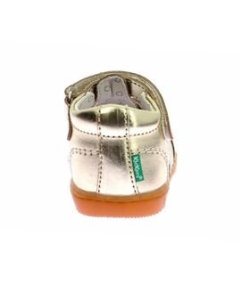 Kickers Δερμάτινα Ανατομικά Παπουτσοπέδιλα Kick Flo or 1217857-10-0-15 - ΧΡΥΣΟ