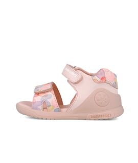 Biomecanics Παιδικά Δερμάτινα Ανατομικά Παπουτσοπέδιλα 252141-A779-COTTON - ΡΟΖ