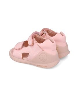 Biomecanics Παιδικά Δερμάτινα Ανατομικά Παπουτσοπέδιλα 252143-A032-ROSA - ΡΟΖ