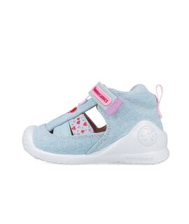Biomecanics Παιδικά Ανατομικά Παπουτσοπέδιλα 252184-B840-JEANS CLARO - ΓΑΛΑΖΙΟ