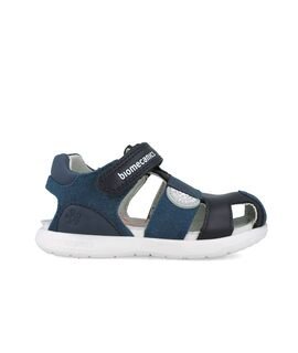 Biomecanics Παιδικά Δερμάτινα Ανατομικά Παπουτσοπέδιλα 252214-A089-AZUL MARINO - ΜΠΛΕ