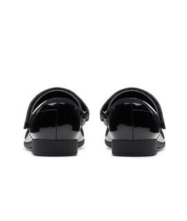 Clarks Παιδικές Ανατομικές Λουστρίνι Μπαλαρίνες Scala Tap K. black patent 26142850 - ΜΑΥΡΟ