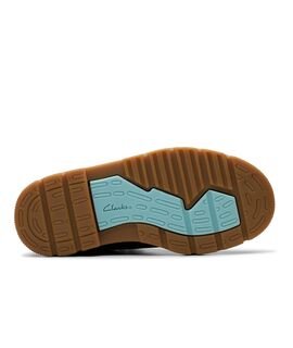 Clarks Παιδικά Δερμάτινα Μποτάκια Αρβυλάκια Lorcam Hi O. navy 26178390 - ΜΠΛΕ