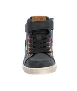 Kickers Παιδικά Μποτάκια Sneakers High Lolastic noir camel marine 972724-30-81 - ΜΑΥΡΟ