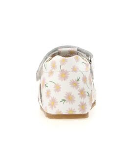 Falcotto Παιδικά Δερμάτινα Ανατομικά Παπουτσοπέδιλα Alby calf pr.chamomile white-pink - ΛΕΥΚΟ