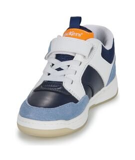 Kickers Παιδικά Ανατομικά Sneakers Kickarting marine blanc orange 1211531-30-0-103 - ΜΠΛΕ