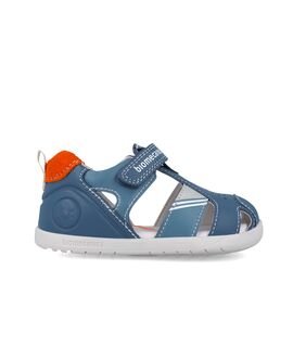 Biomecanics Παιδικά Δερμάτινα Ανατομικά Παπουτσοπέδιλα 252169-A556-PETROL - ΜΠΛΕ